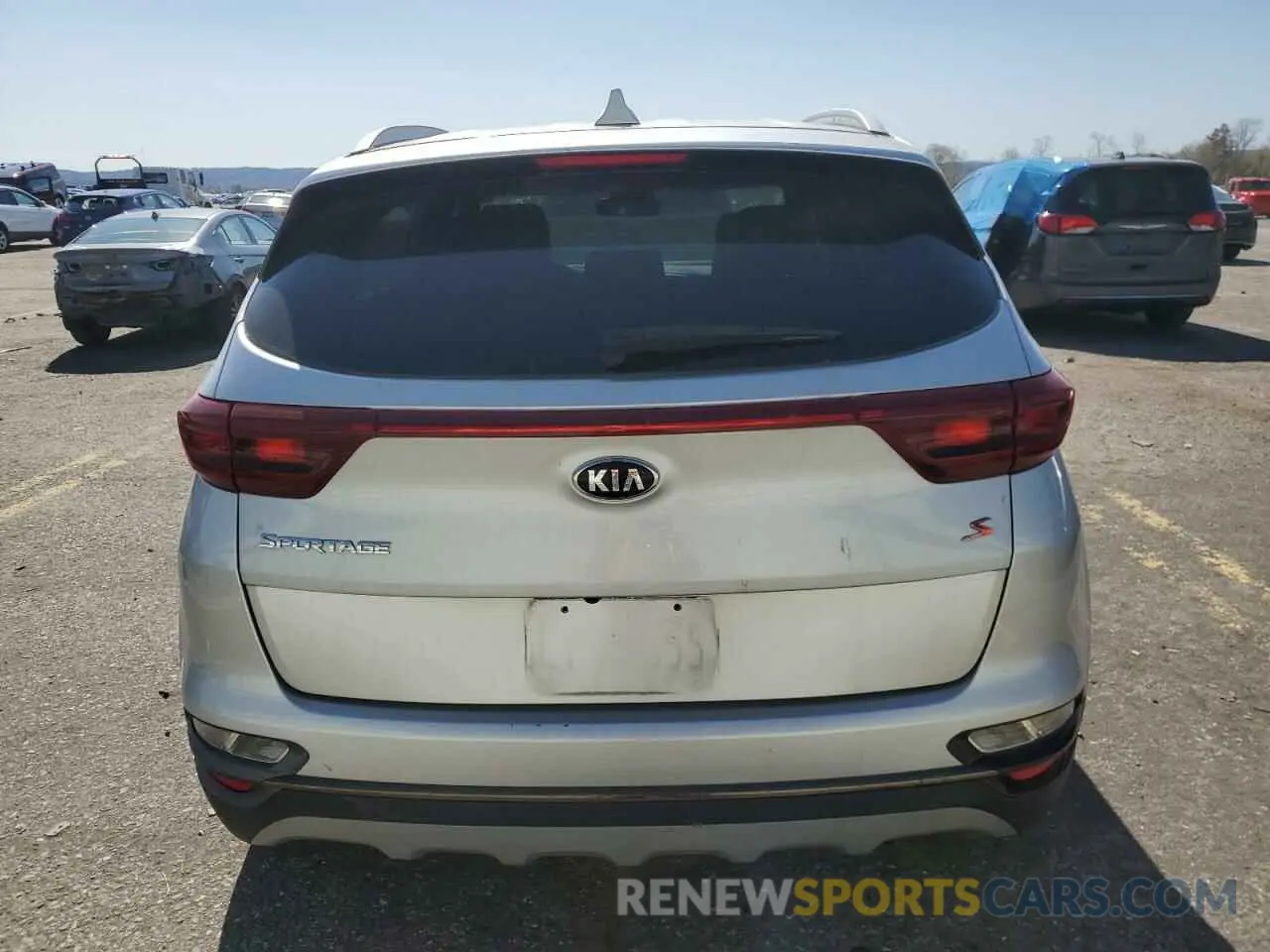 6 Фотография поврежденного автомобиля KNDP6CAC2L7667123 KIA SPORTAGE 2020