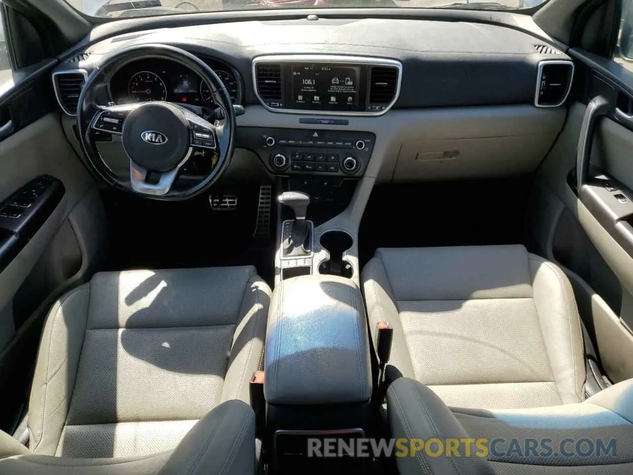 8 Фотография поврежденного автомобиля KNDP6CAC2L7667123 KIA SPORTAGE 2020