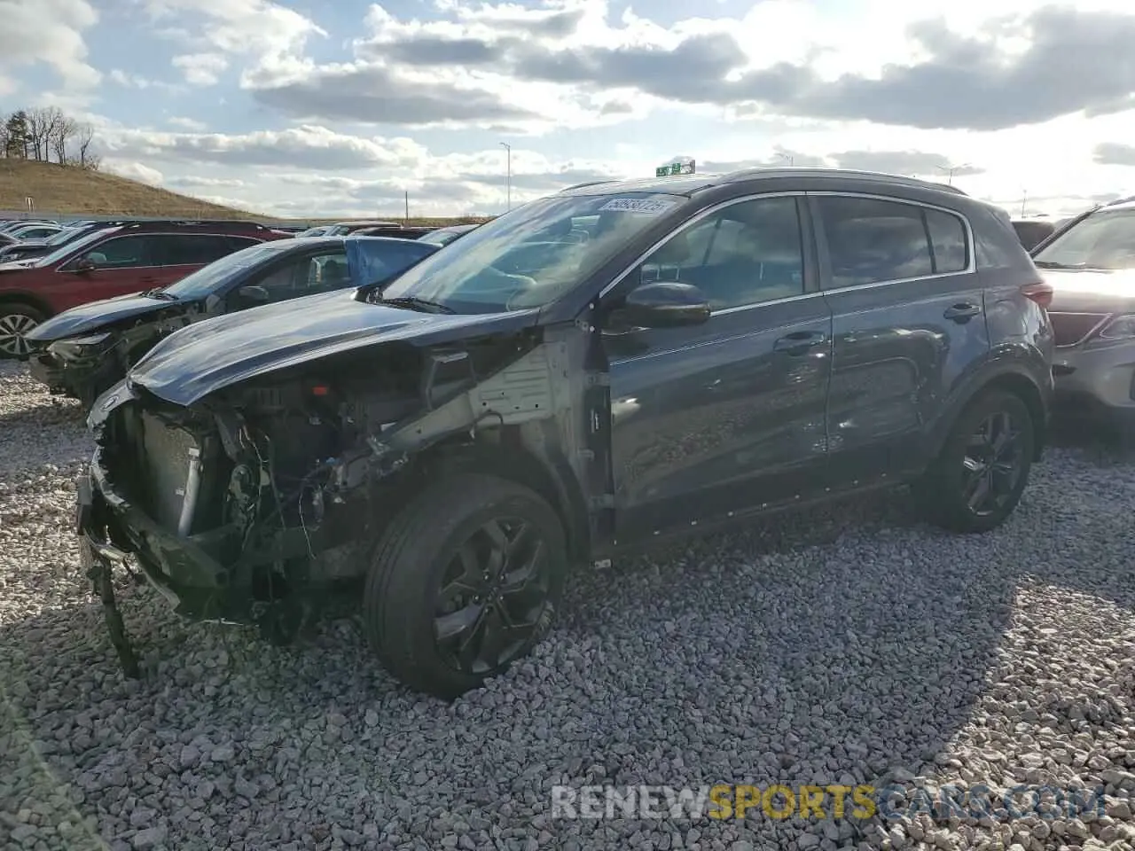 1 Photograph of a damaged car KNDP6CAC7L7652276 KIA SPORTAGE 2020