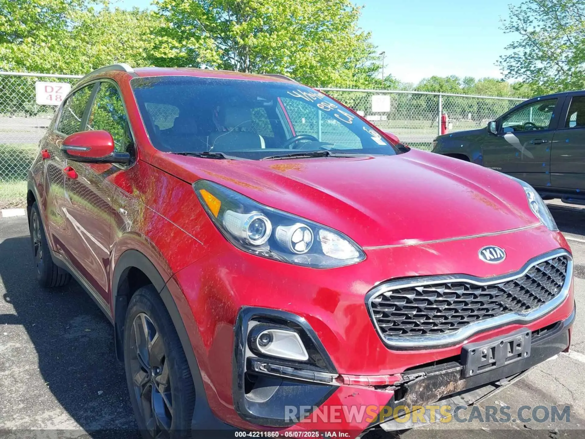 1 Фотография поврежденного автомобиля KNDP6CAC8L7778923 KIA SPORTAGE 2020