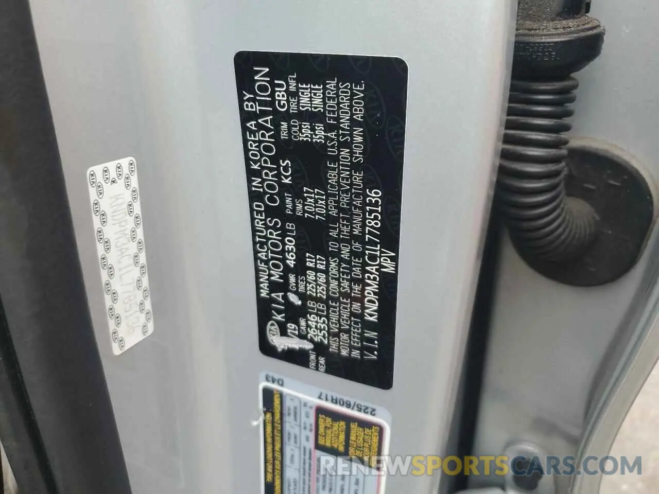 13 Фотография поврежденного автомобиля KNDPM3AC1L7785136 KIA SPORTAGE 2020