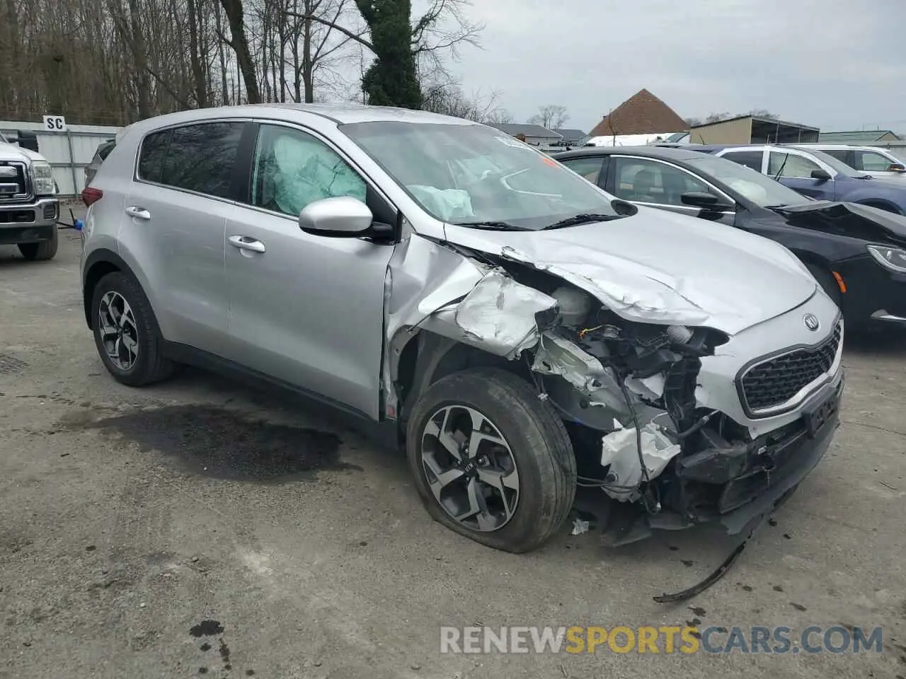 4 Фотография поврежденного автомобиля KNDPM3AC1L7785136 KIA SPORTAGE 2020
