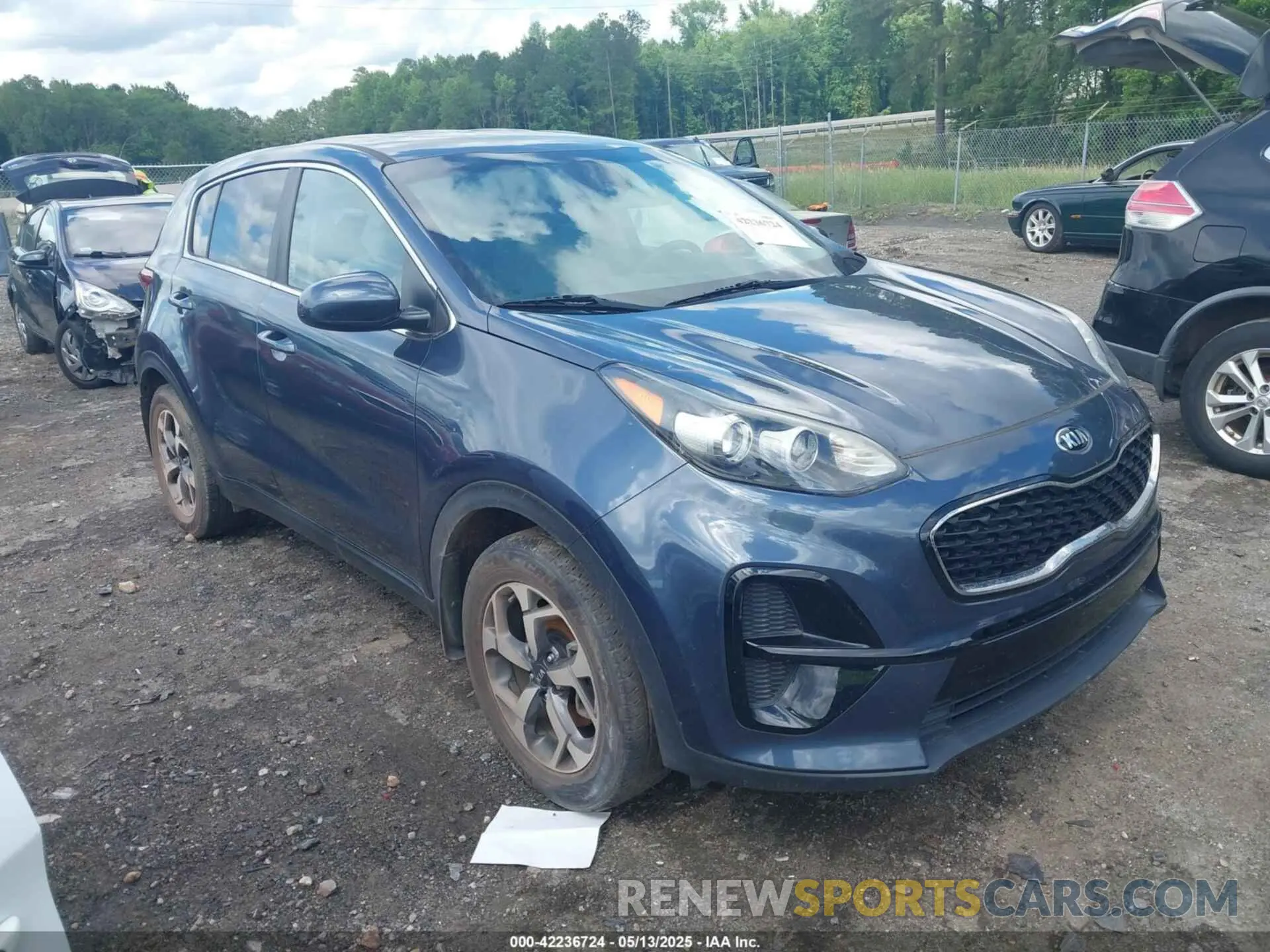 1 Photograph of a damaged car KNDPM3AC5L7813505 KIA SPORTAGE 2020