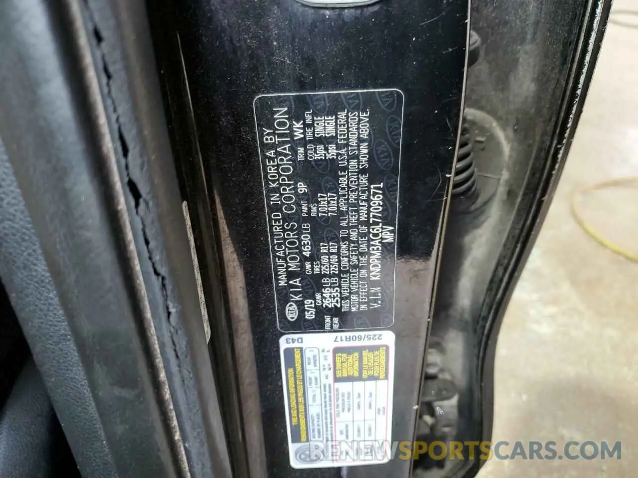 14 Фотография поврежденного автомобиля KNDPM3AC6L7709671 KIA SPORTAGE 2020