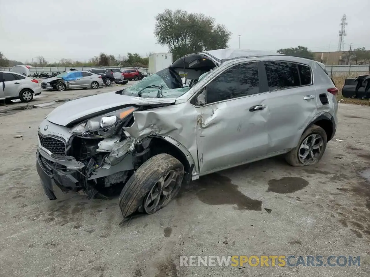 1 Photograph of a damaged car KNDPM3AC6L7741004 KIA SPORTAGE 2020