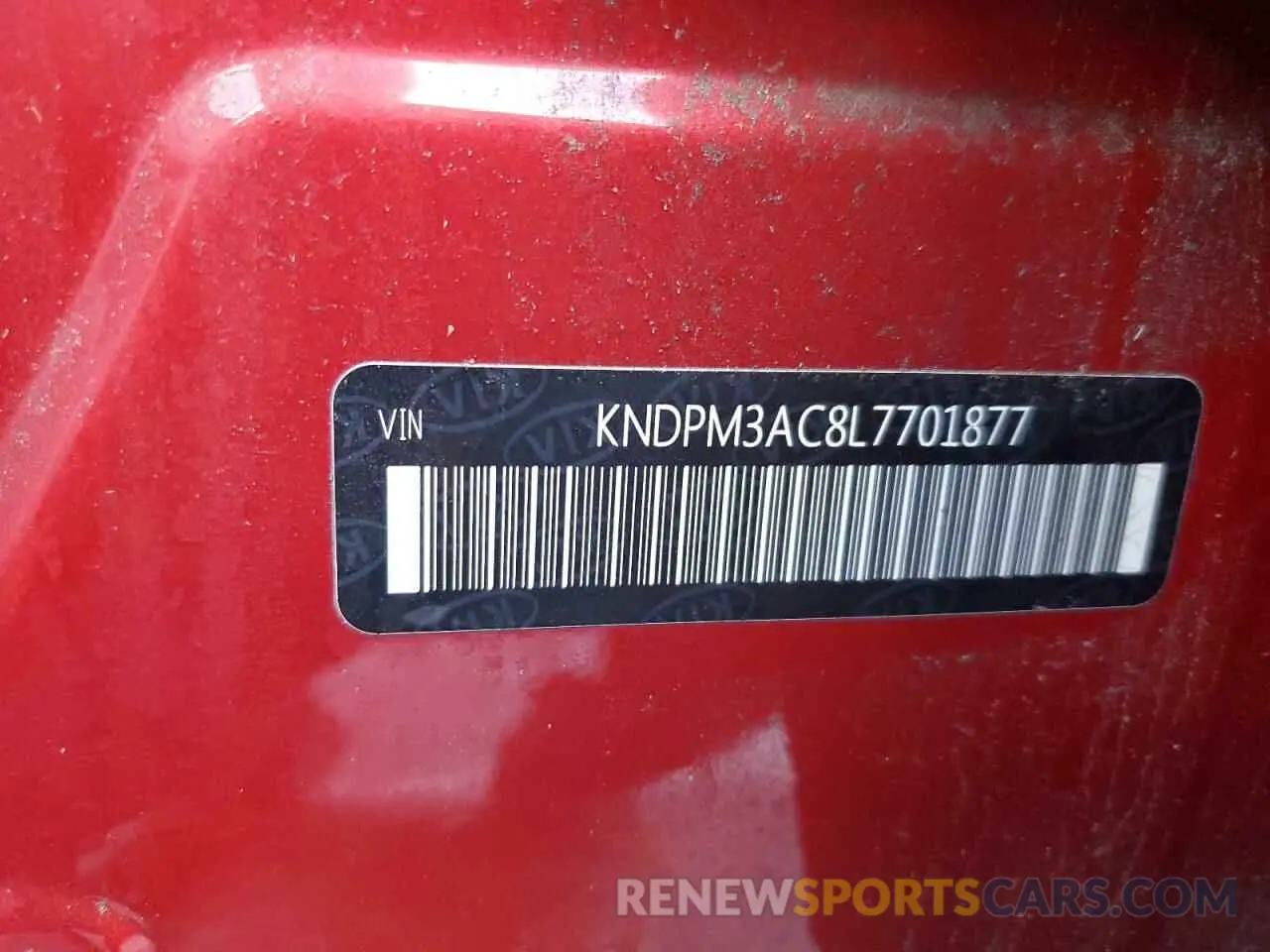 12 Фотография поврежденного автомобиля KNDPM3AC8L7701877 KIA SPORTAGE 2020