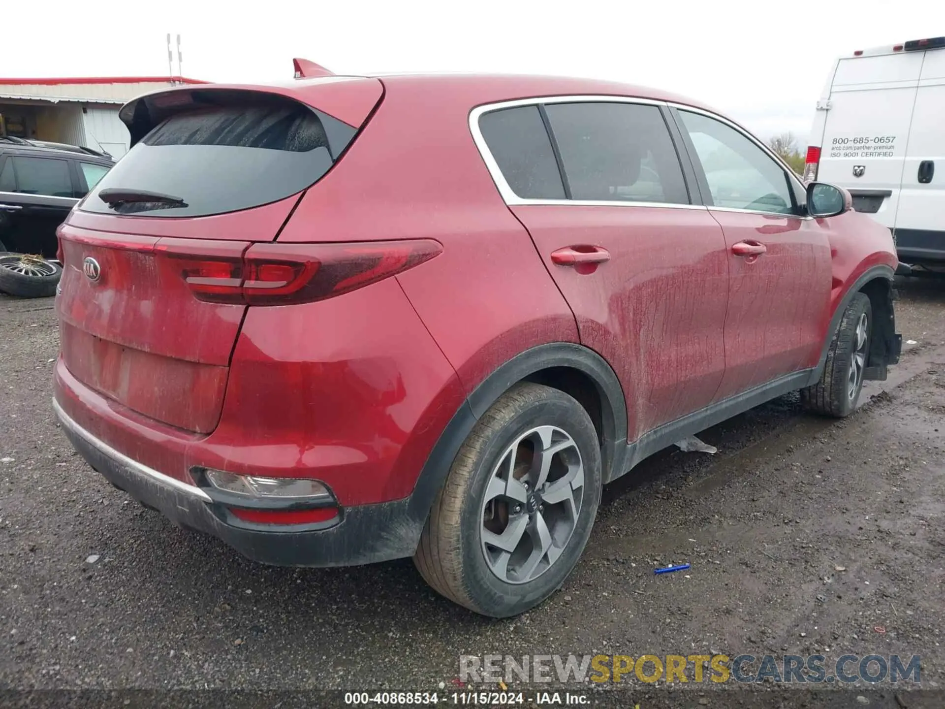 4 Фотография поврежденного автомобиля KNDPM3AC8L7840519 KIA SPORTAGE 2020