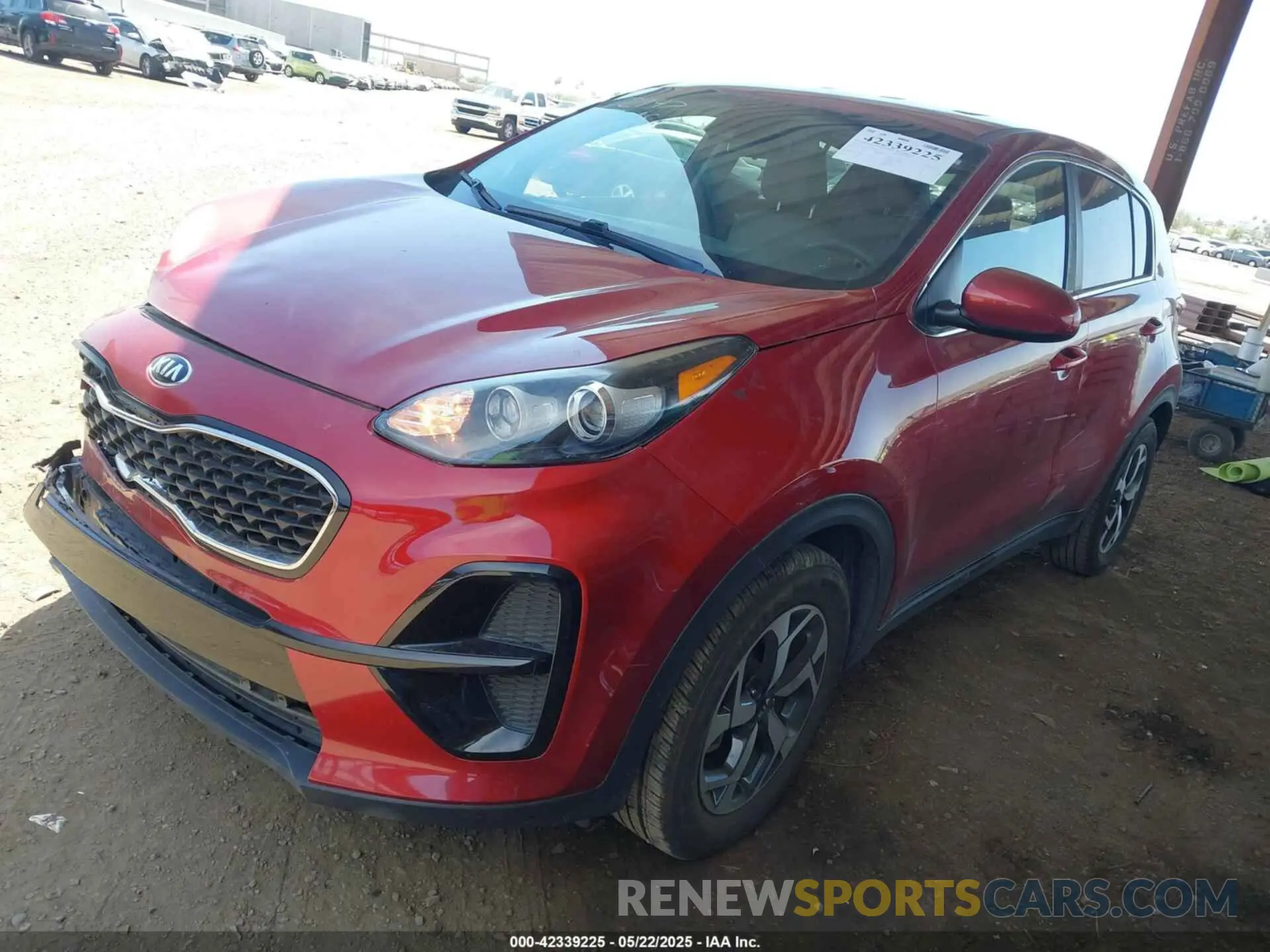 2 Фотография поврежденного автомобиля KNDPM3AC9L7817282 KIA SPORTAGE 2020