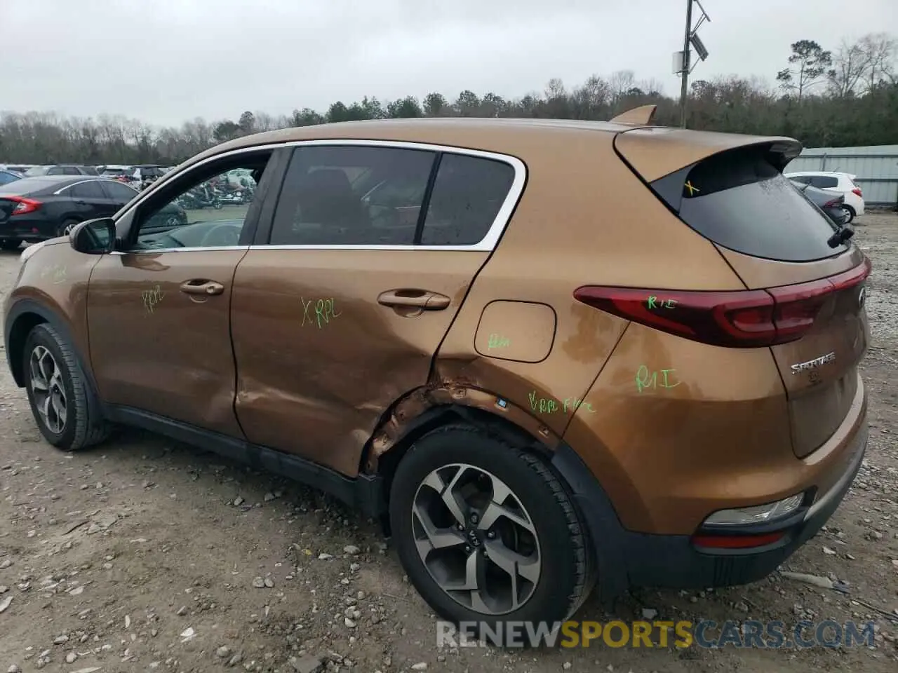 2 Photograph of a damaged car KNDPM3ACXL7832289 KIA SPORTAGE 2020