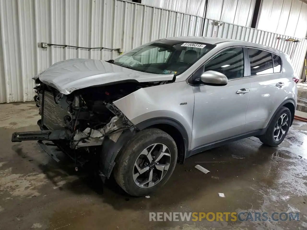 1 Photograph of a damaged car KNDPMCAC1L7789350 KIA SPORTAGE 2020