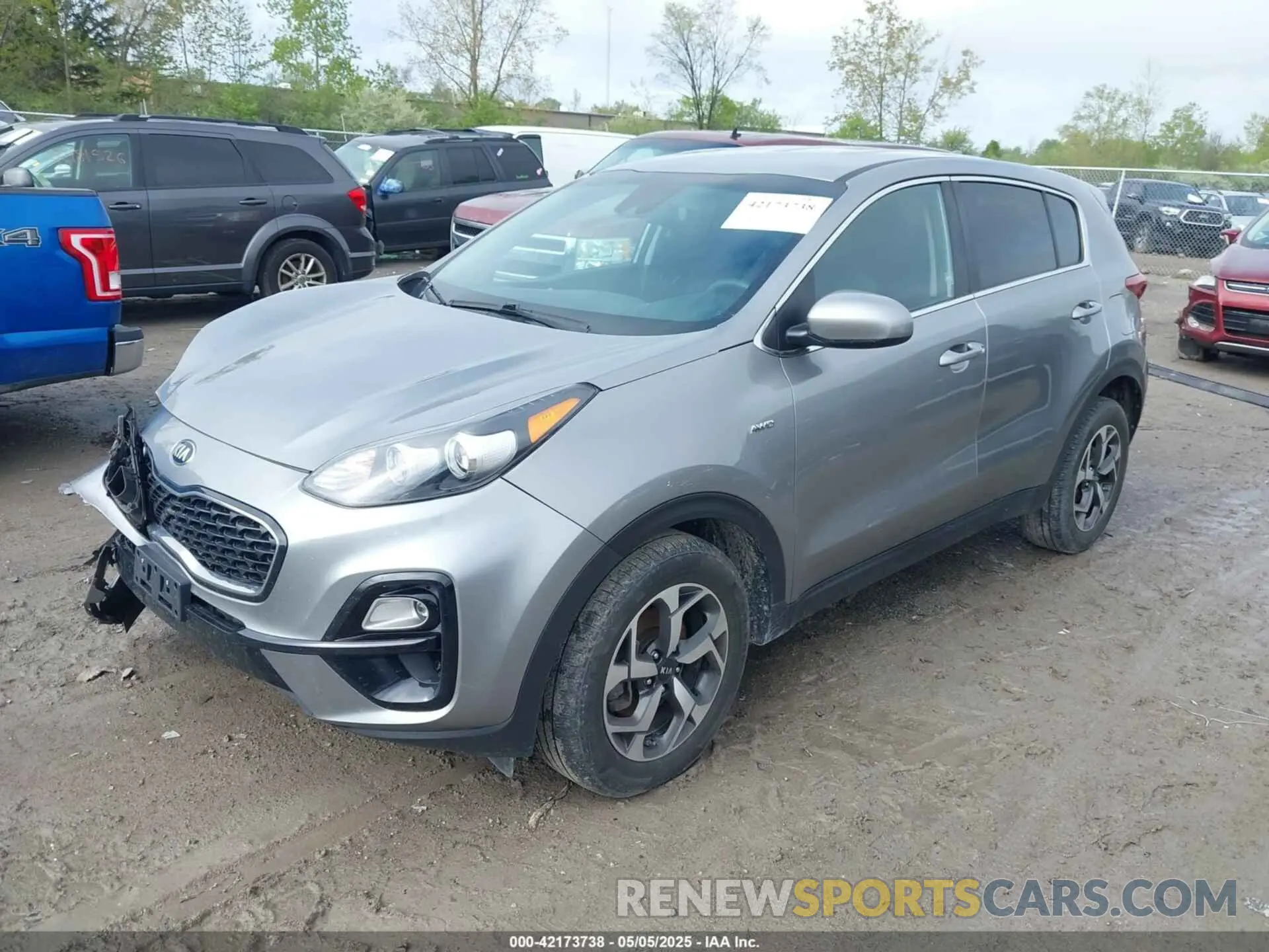 2 Photograph of a damaged car KNDPMCAC2L7778521 KIA SPORTAGE 2020