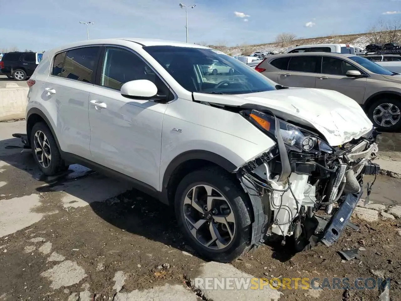 4 Фотография поврежденного автомобиля KNDPMCAC3L7641720 KIA SPORTAGE 2020