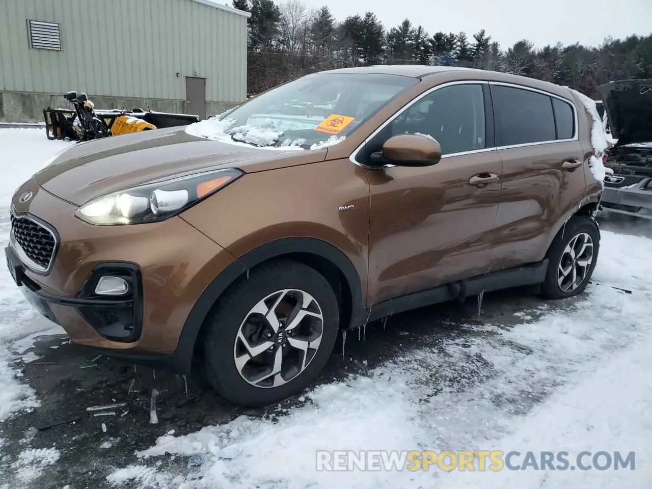 1 Photograph of a damaged car KNDPMCAC4L7752387 KIA SPORTAGE 2020
