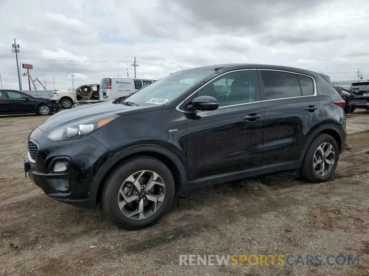 1 Photograph of a damaged car KNDPMCAC4L7821952 KIA SPORTAGE 2020