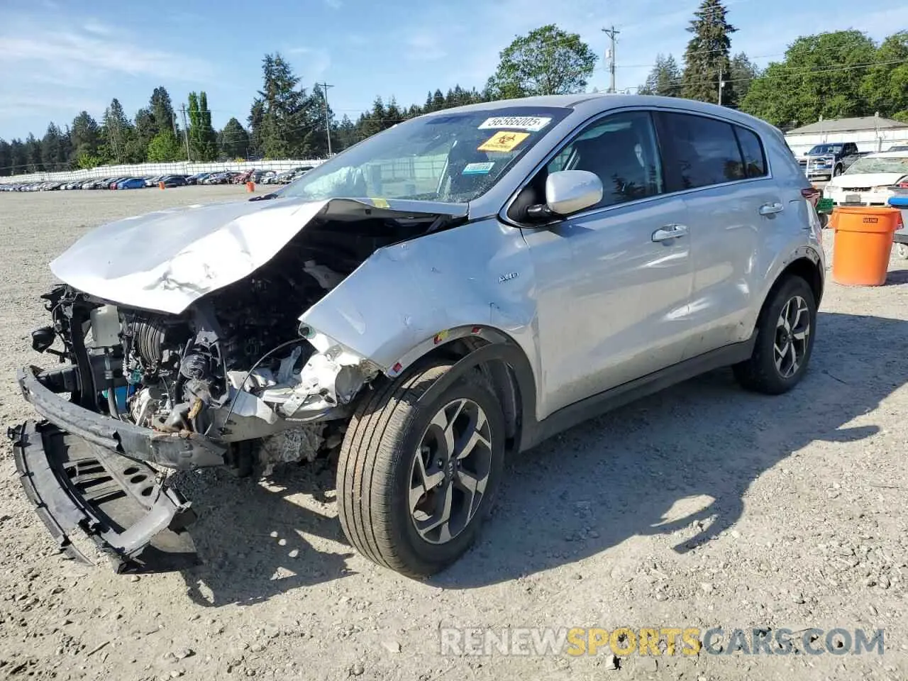 1 Photograph of a damaged car KNDPMCAC6L7633935 KIA SPORTAGE 2020