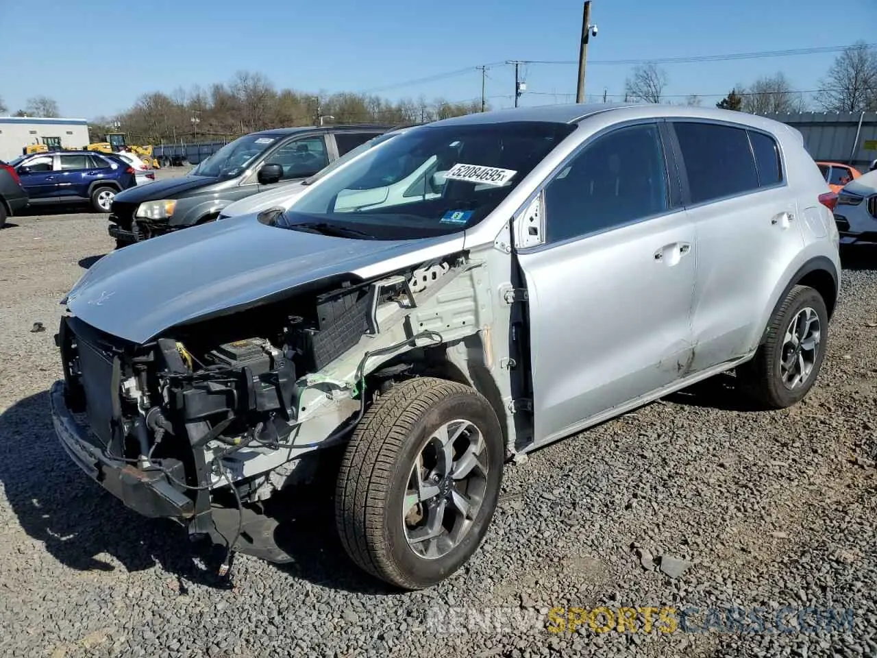 1 Photograph of a damaged car KNDPMCAC6L7760359 KIA SPORTAGE 2020