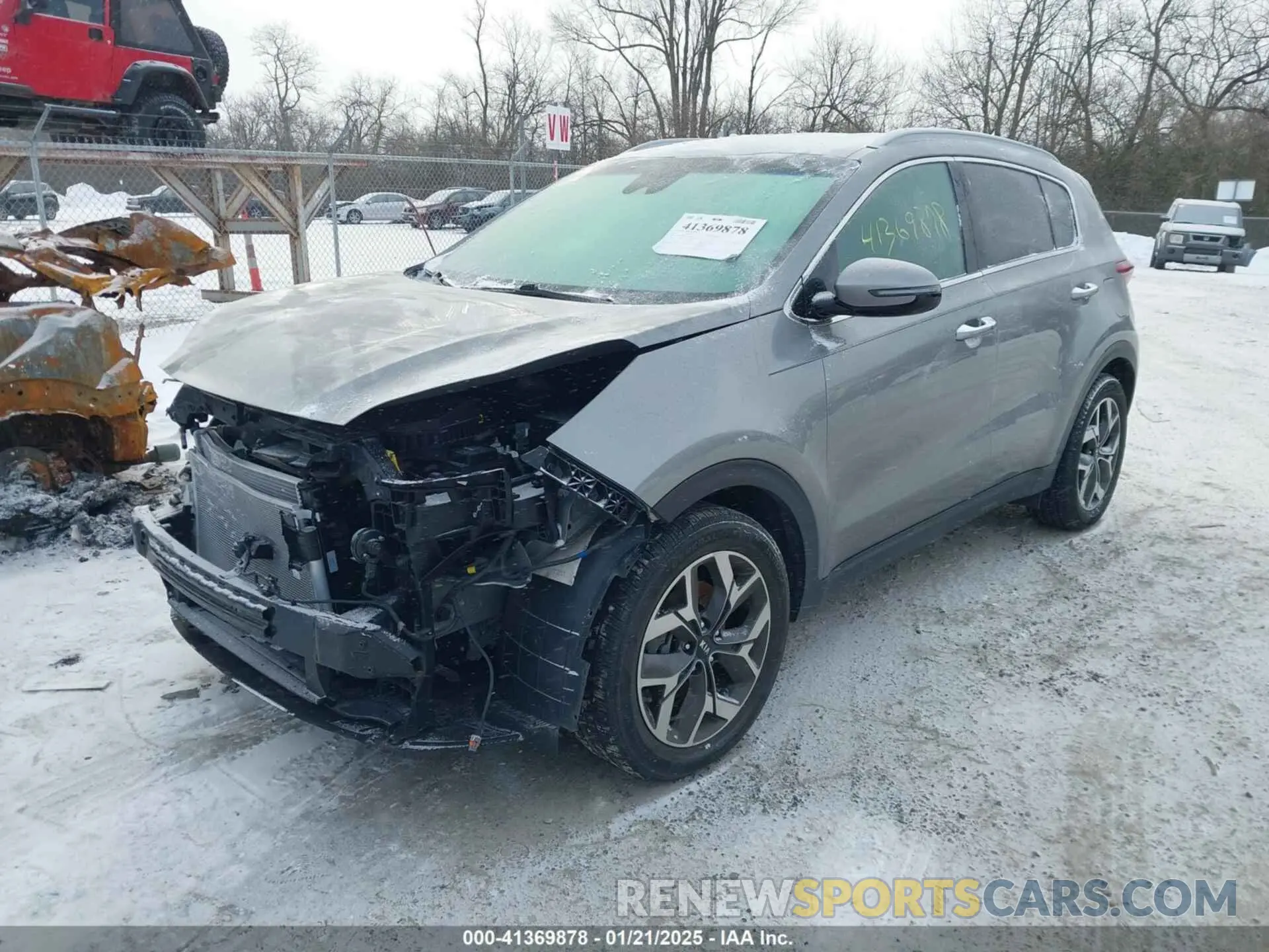 2 Фотография поврежденного автомобиля KNDPN3AC3L7711911 KIA SPORTAGE 2020