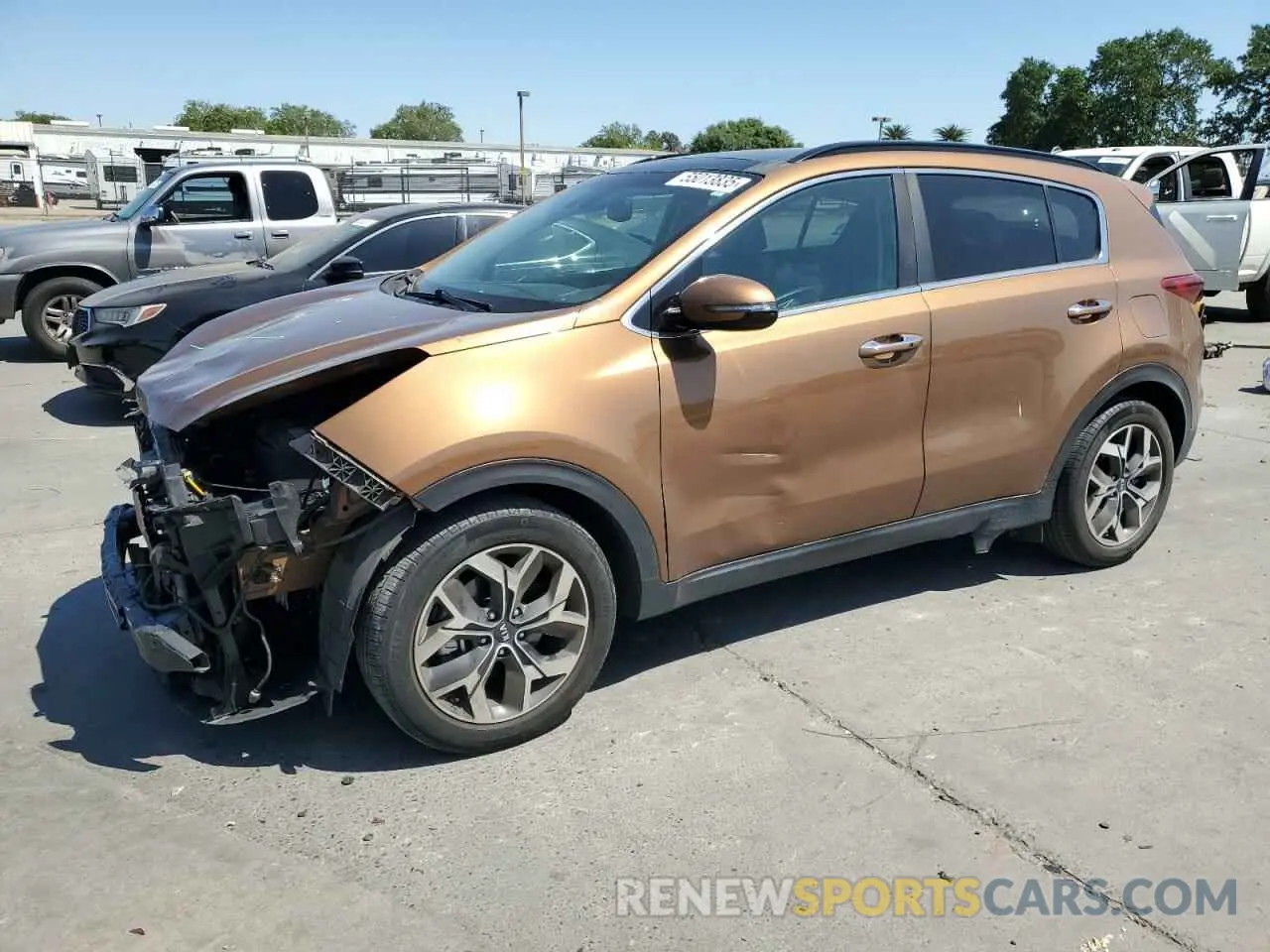 1 Photograph of a damaged car KNDPN3AC4L7641853 KIA SPORTAGE 2020
