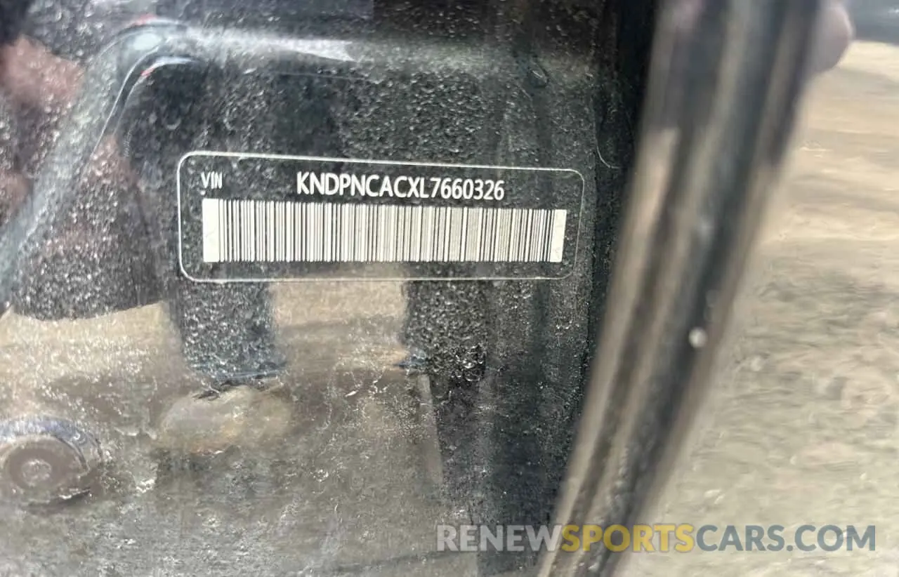 10 Photograph of a damaged car KNDPNCACXL7660326 KIA SPORTAGE 2020