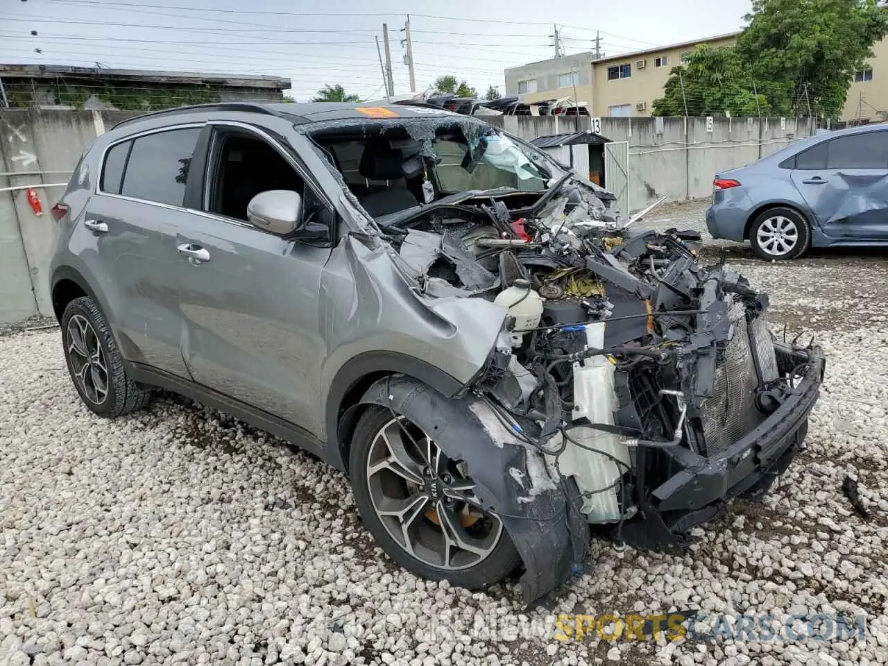 4 Фотография поврежденного автомобиля KNDPR3A66L7667921 KIA SPORTAGE 2020
