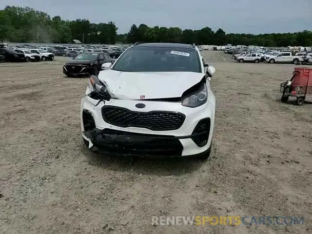 14 Фотография поврежденного автомобиля KNDP63AC2M7894118 KIA SPORTAGE 2021