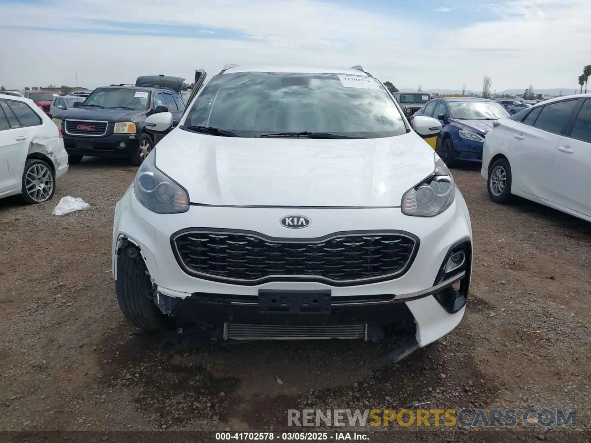 11 Фотография поврежденного автомобиля KNDP63AC2M7926839 KIA SPORTAGE 2021