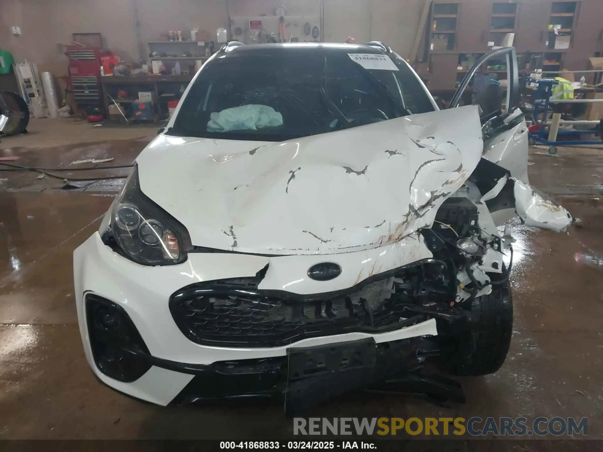 11 Фотография поврежденного автомобиля KNDP6CAC7M7888685 KIA SPORTAGE 2021