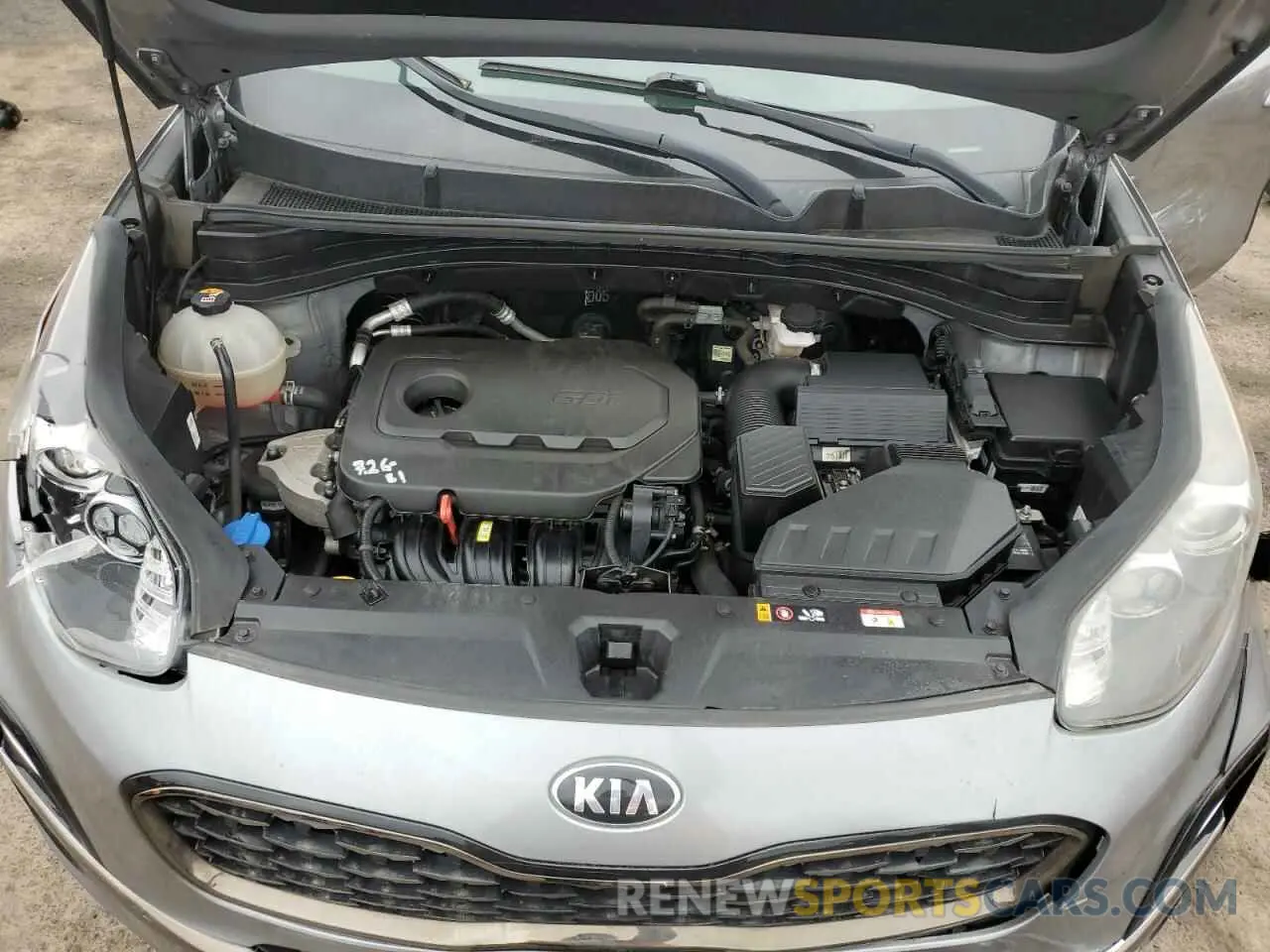 12 Фотография поврежденного автомобиля KNDP6CAC7M7888945 KIA SPORTAGE 2021