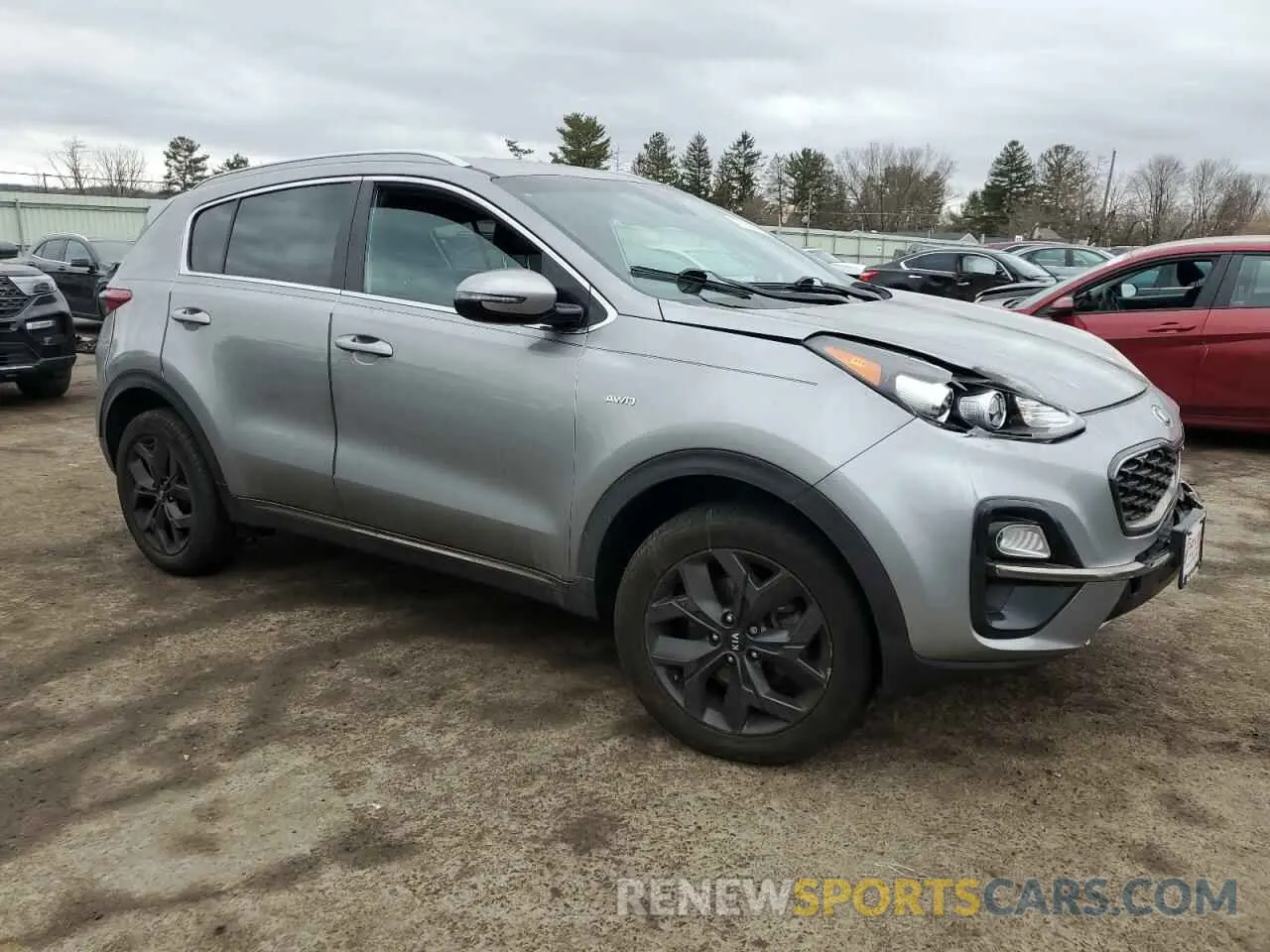 4 Фотография поврежденного автомобиля KNDP6CAC7M7888945 KIA SPORTAGE 2021