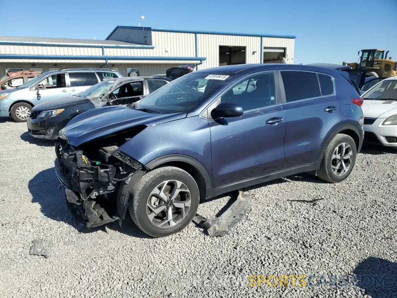 1 Photograph of a damaged car KNDPM3AC0M7842637 KIA SPORTAGE 2021