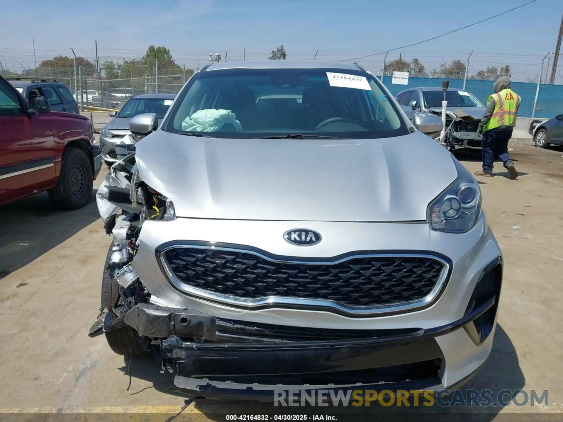 11 Фотография поврежденного автомобиля KNDPM3AC0M7916235 KIA SPORTAGE 2021