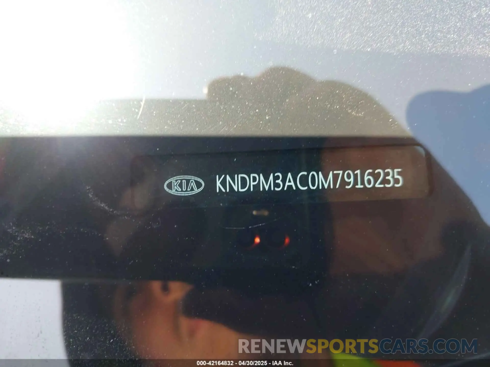9 Фотография поврежденного автомобиля KNDPM3AC0M7916235 KIA SPORTAGE 2021