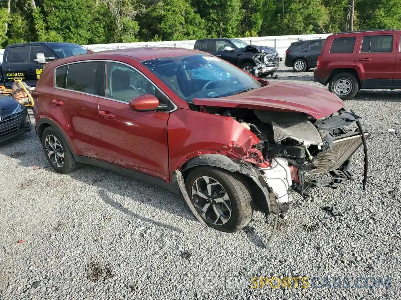 4 Фотография поврежденного автомобиля KNDPM3AC0M7926716 KIA SPORTAGE 2021