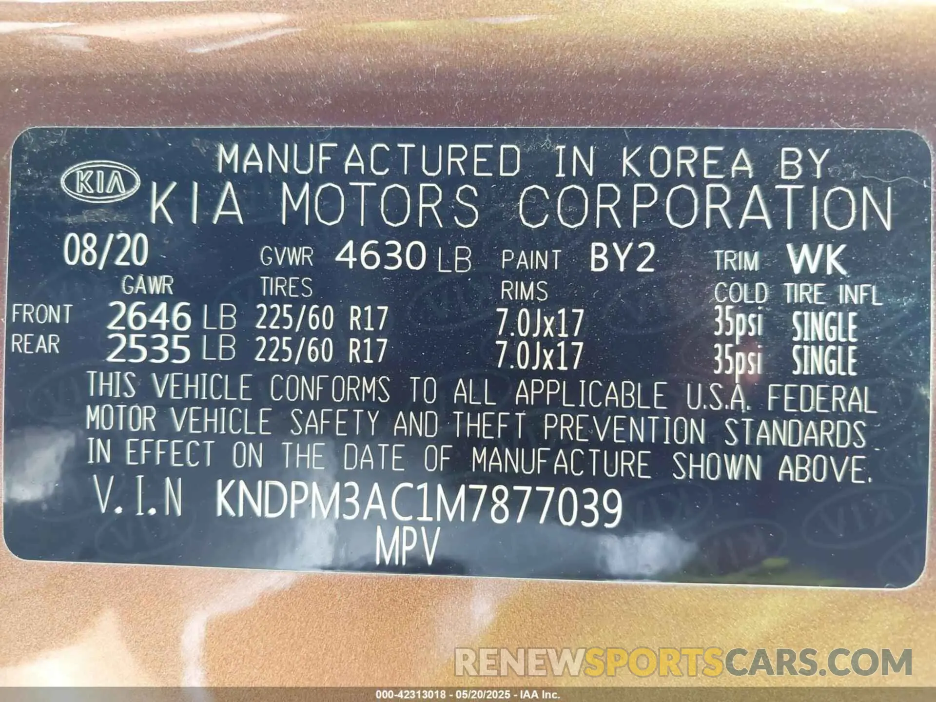 9 Photograph of a damaged car KNDPM3AC1M7877039 KIA SPORTAGE 2021