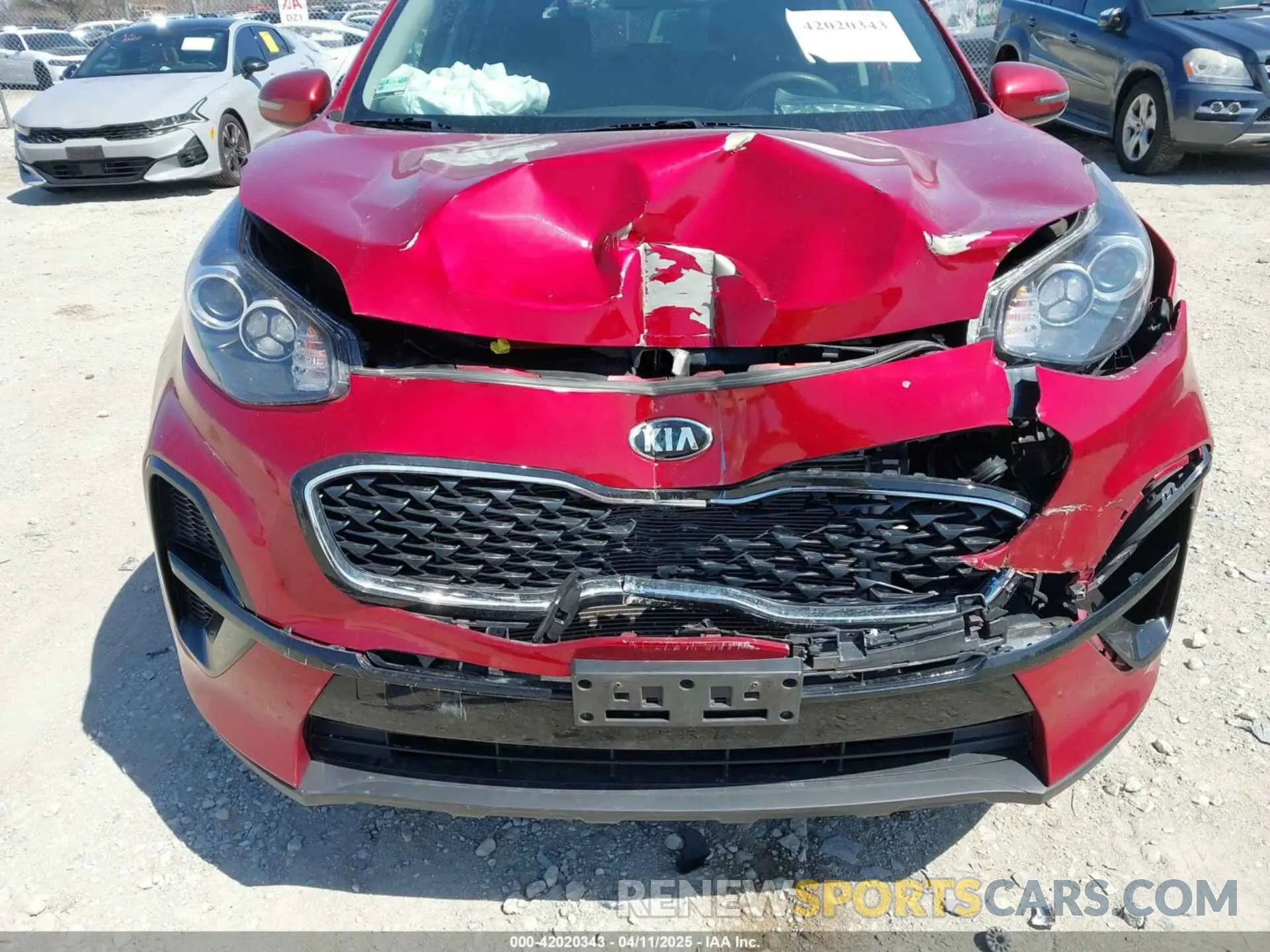 6 Photograph of a damaged car KNDPM3AC2M7861514 KIA SPORTAGE 2021