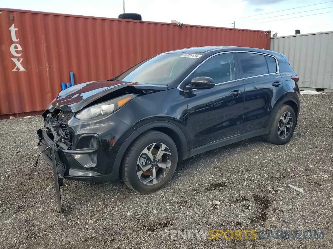 1 Photograph of a damaged car KNDPM3AC2M7874313 KIA SPORTAGE 2021