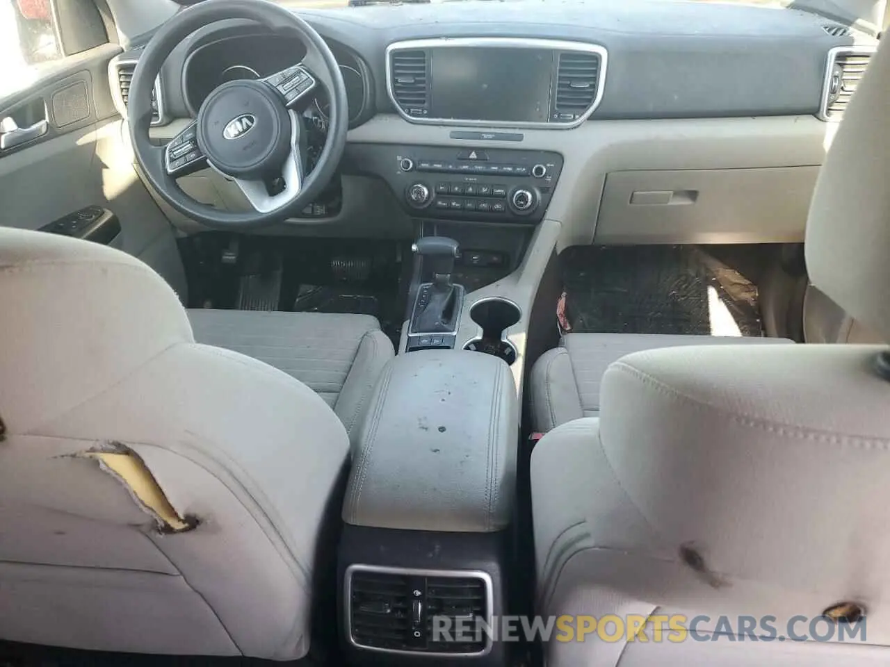 8 Фотография поврежденного автомобиля KNDPM3AC3M7861263 KIA SPORTAGE 2021