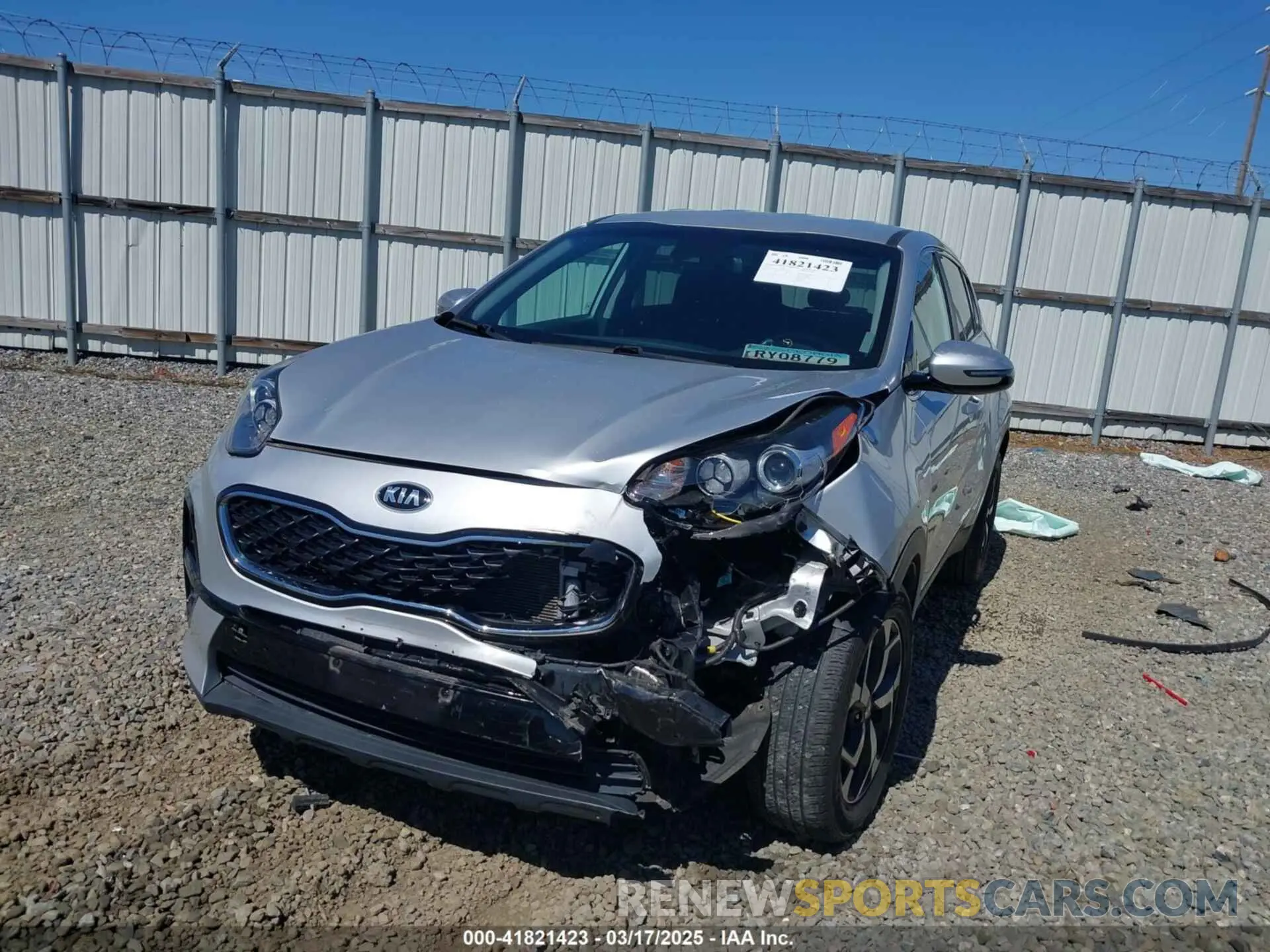 6 Photograph of a damaged car KNDPM3AC5M7842763 KIA SPORTAGE 2021
