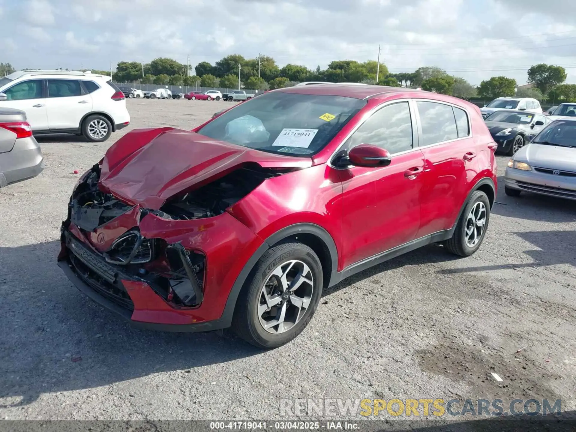 2 Фотография поврежденного автомобиля KNDPM3AC5M7891302 KIA SPORTAGE 2021