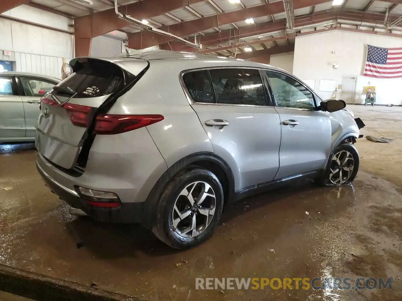 3 Photograph of a damaged car KNDPM3AC7M7908553 KIA SPORTAGE 2021