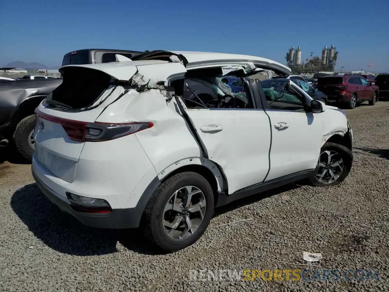 3 Фотография поврежденного автомобиля KNDPM3AC9M7856150 KIA SPORTAGE 2021