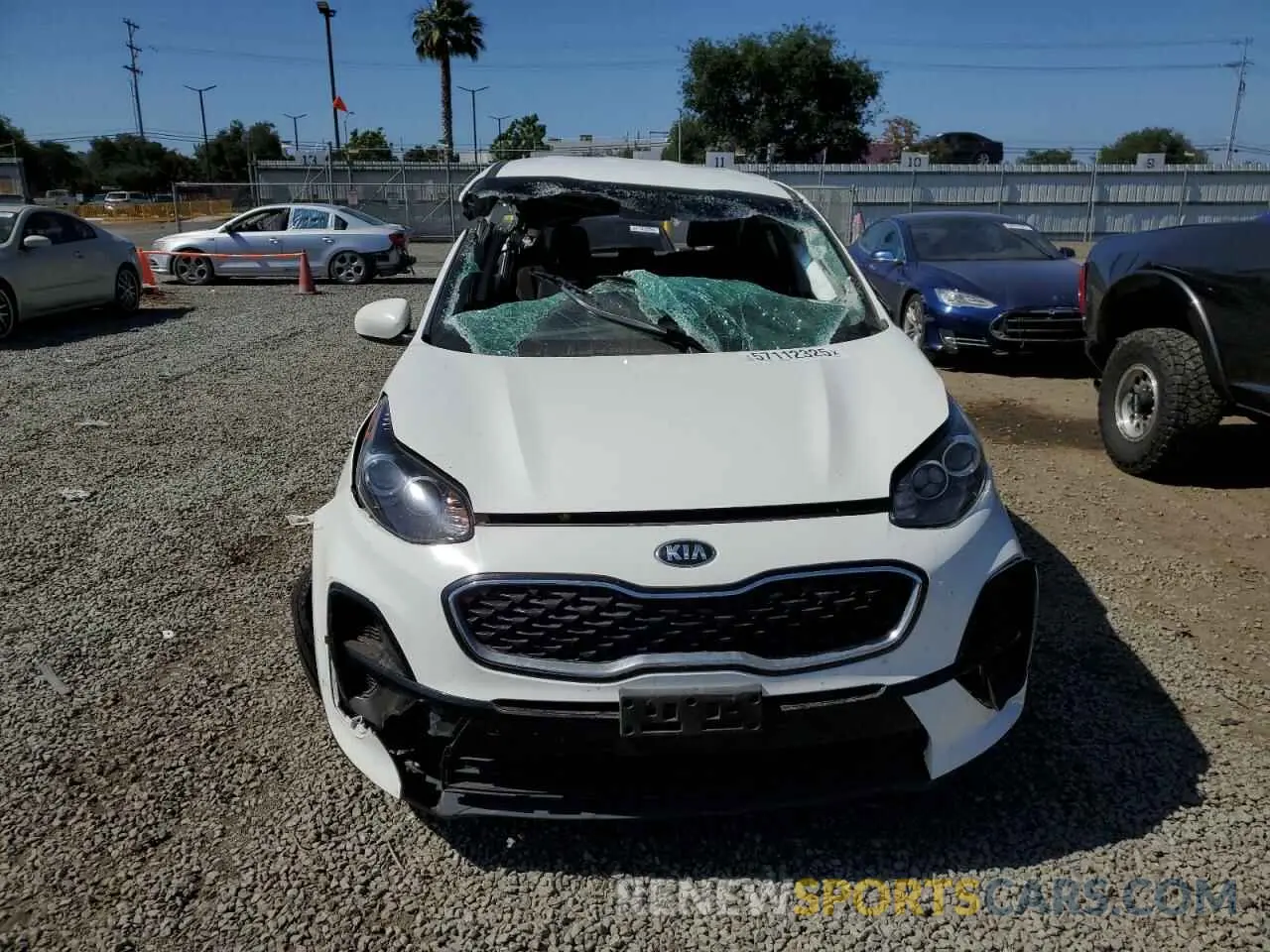 5 Фотография поврежденного автомобиля KNDPM3AC9M7856150 KIA SPORTAGE 2021