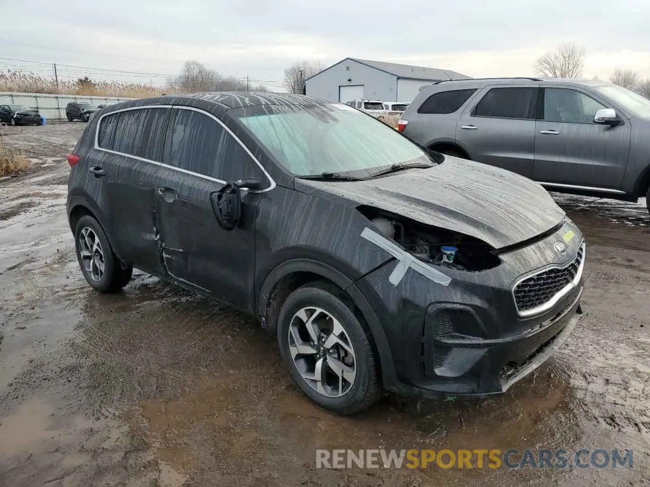 4 Фотография поврежденного автомобиля KNDPM3ACXM7936489 KIA SPORTAGE 2021