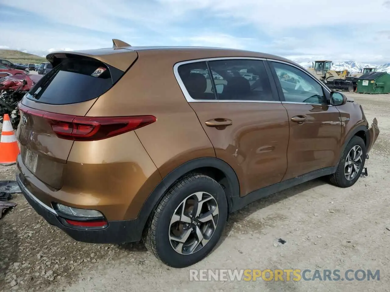 3 Photograph of a damaged car KNDPMCAC0M7876075 KIA SPORTAGE 2021