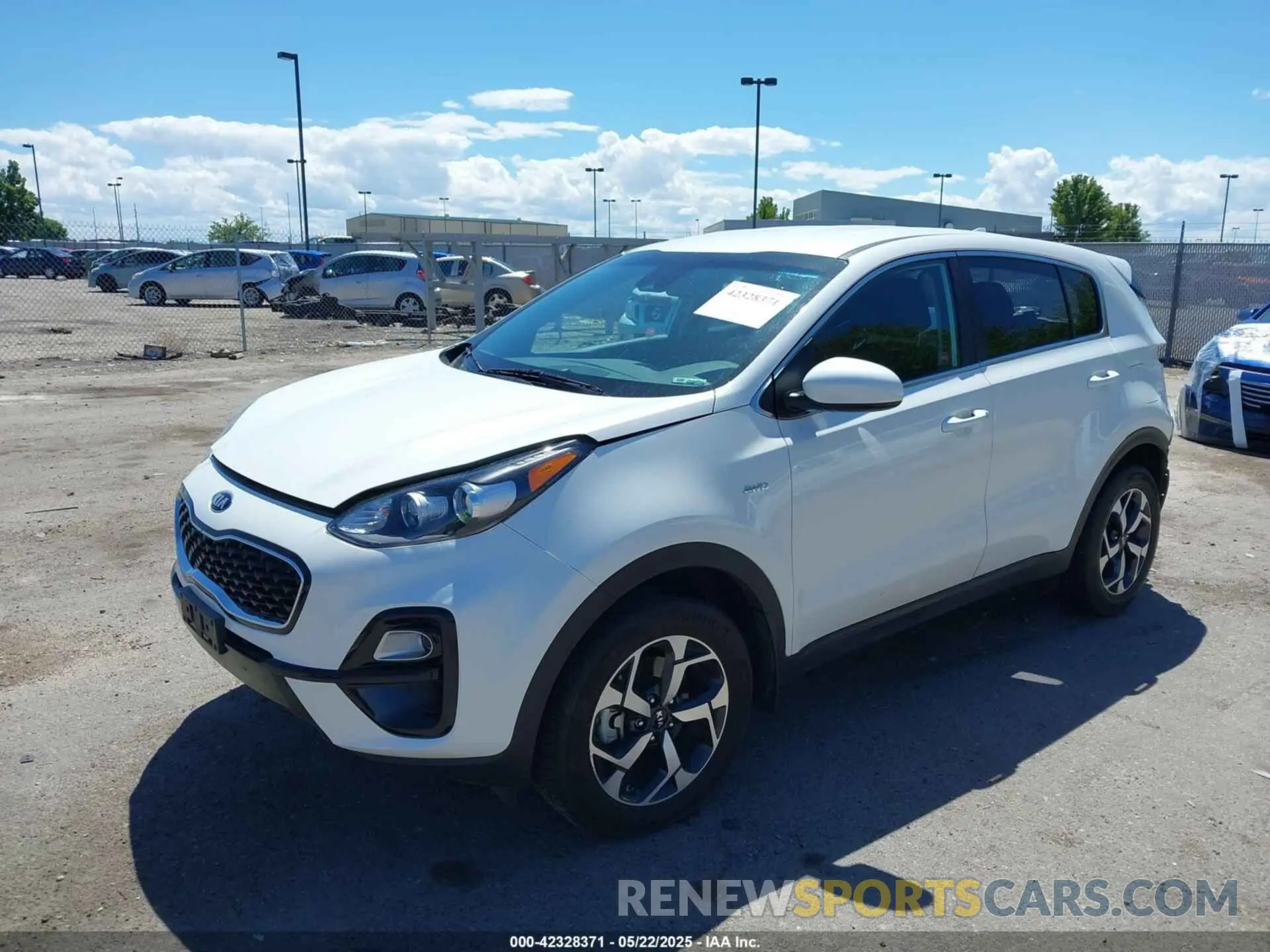 2 Фотография поврежденного автомобиля KNDPMCAC1M7941791 KIA SPORTAGE 2021