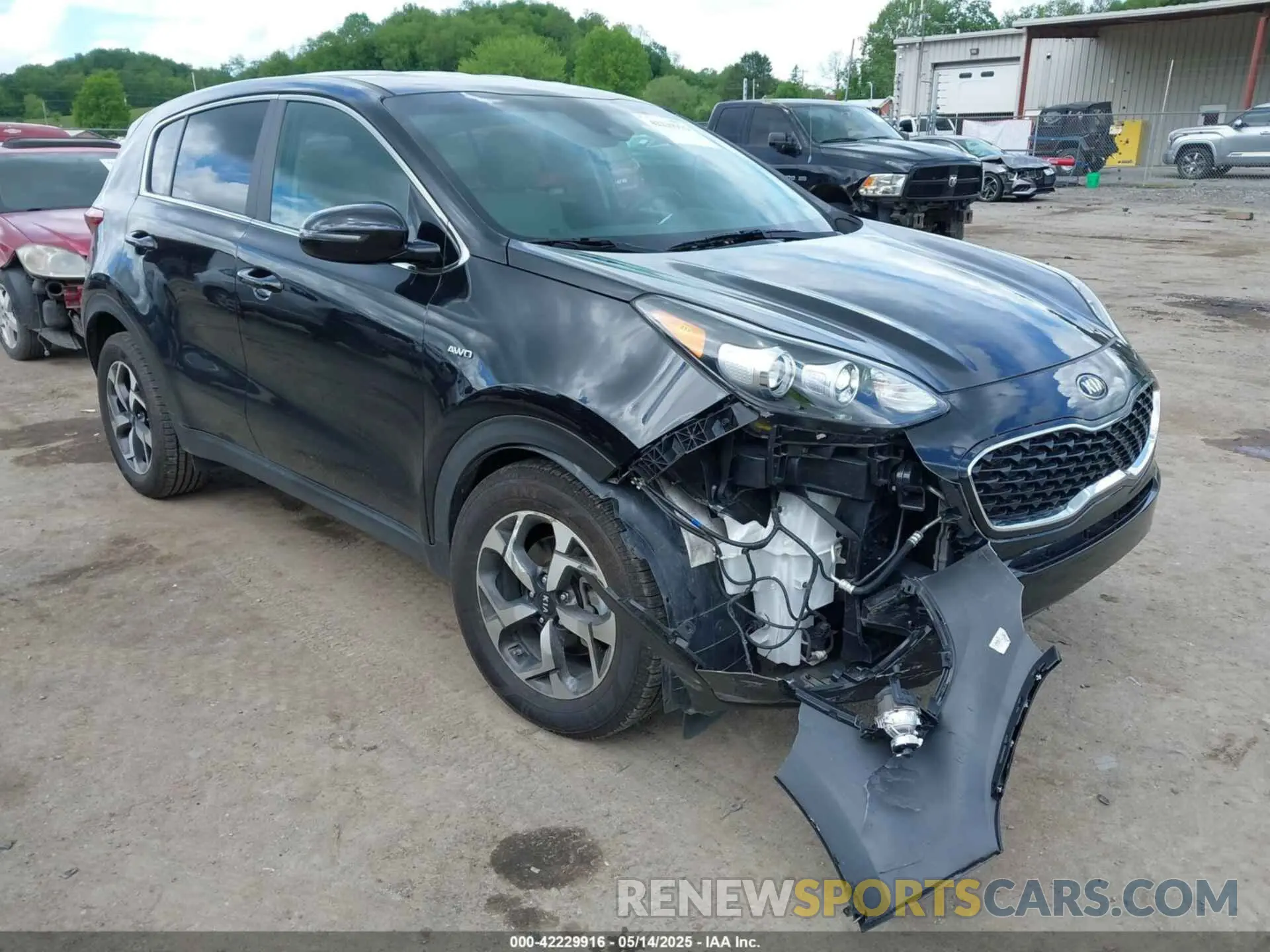 1 Photograph of a damaged car KNDPMCAC2M7938964 KIA SPORTAGE 2021