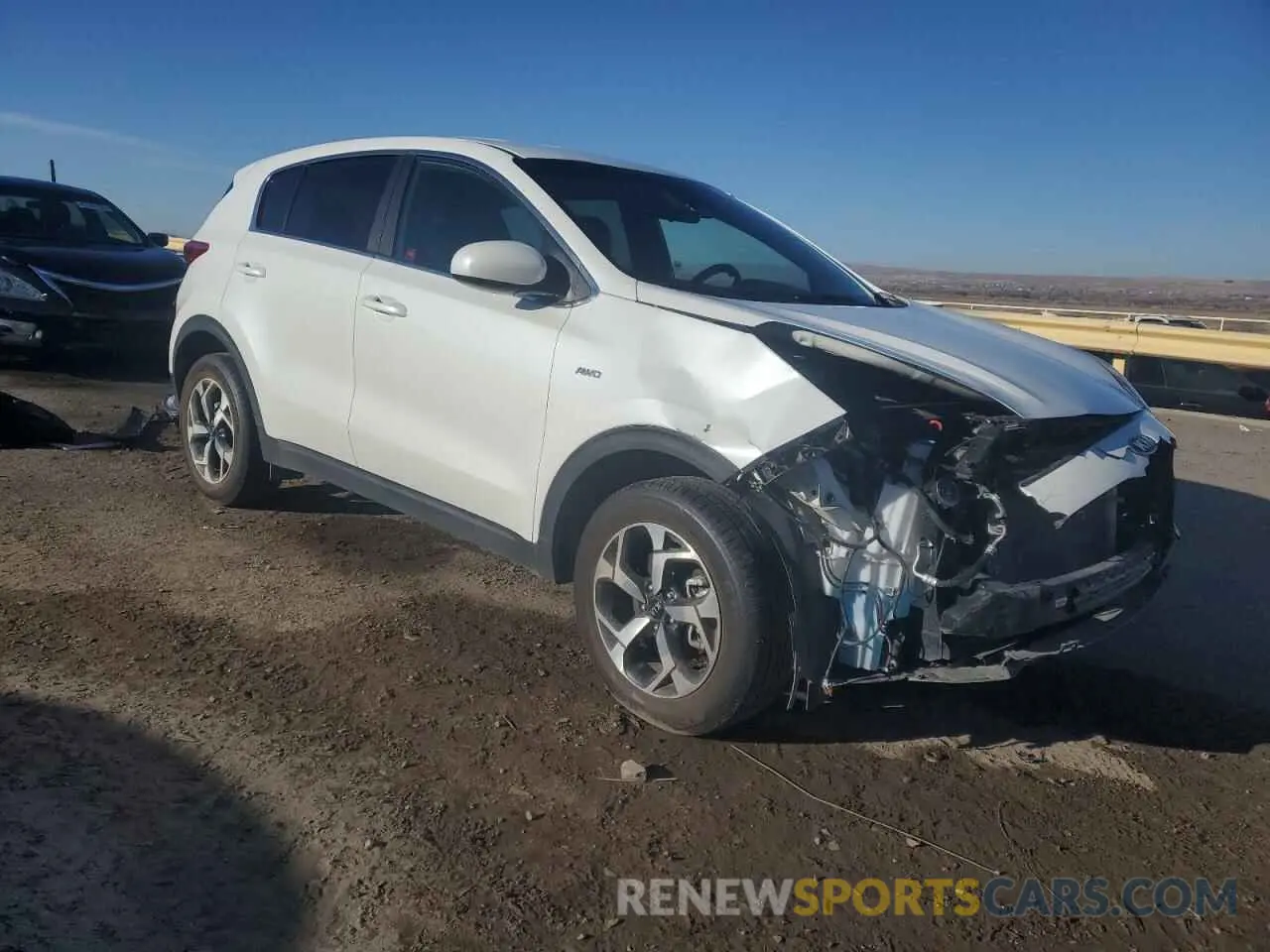 4 Фотография поврежденного автомобиля KNDPMCAC3M7925771 KIA SPORTAGE 2021