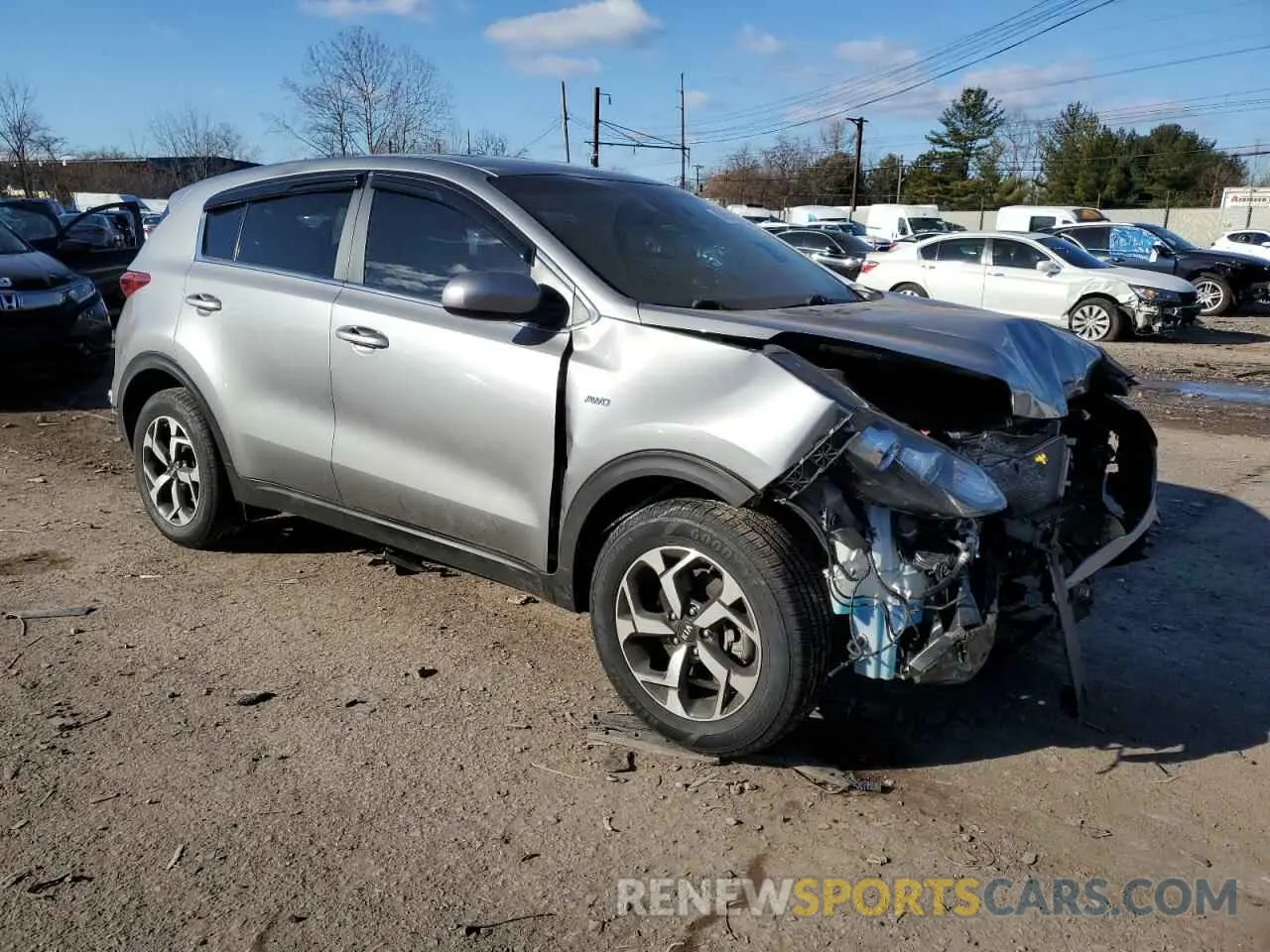 4 Photograph of a damaged car KNDPMCAC4M7888150 KIA SPORTAGE 2021