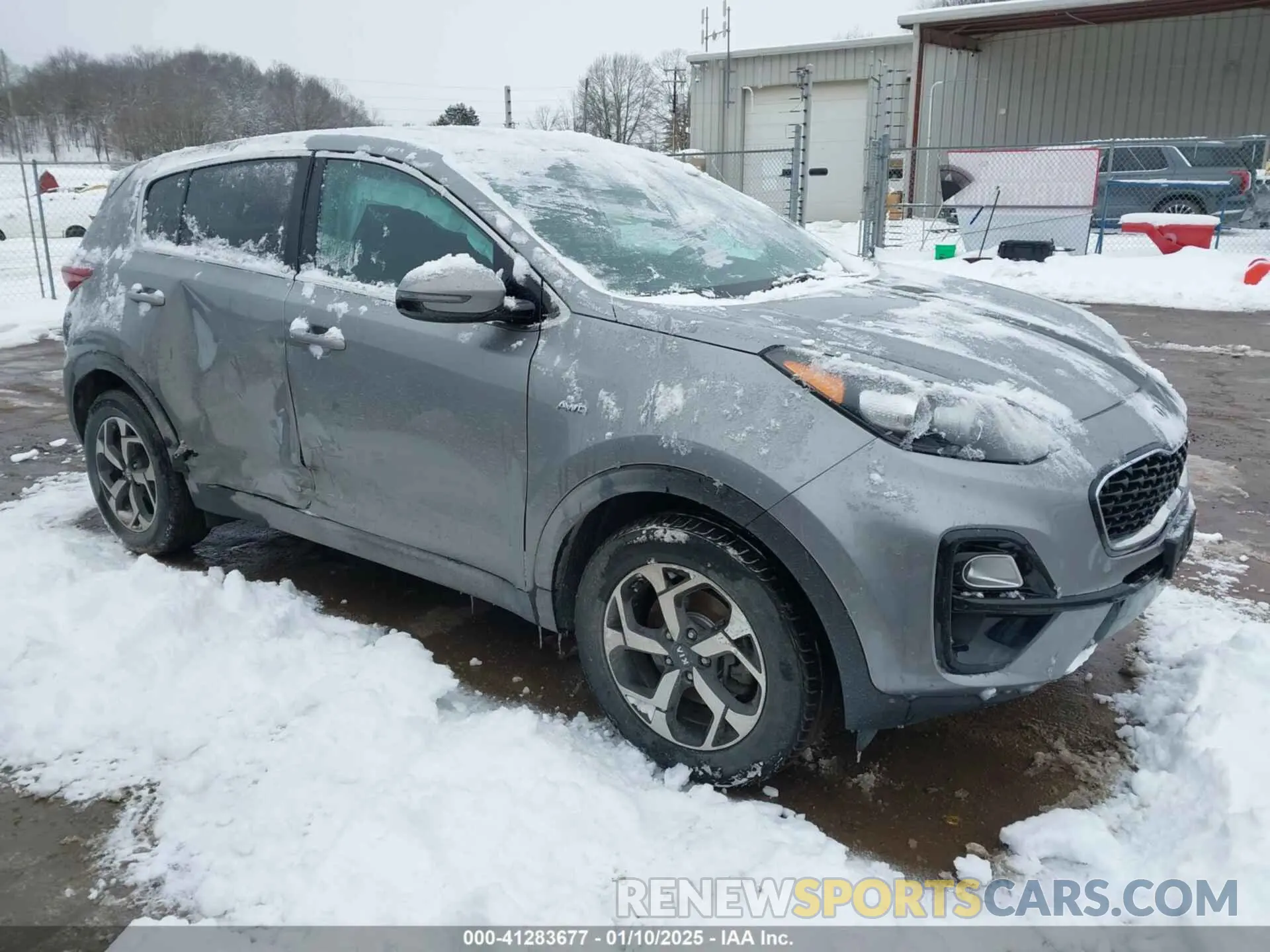 1 Photograph of a damaged car KNDPMCAC4M7913760 KIA SPORTAGE 2021