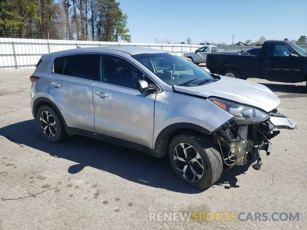 4 Фотография поврежденного автомобиля KNDPMCAC7M7900808 KIA SPORTAGE 2021